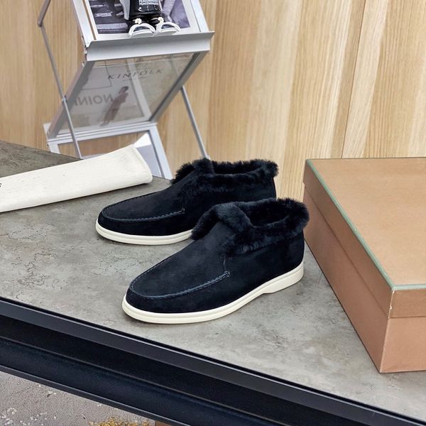 fashion-winter wool women snow boots skidproof flat shoes women slip on boots runway warm short boots femme, Black
fashion-winter wool women snow boots skidproof flat shoes women slip on boots runway warm short boots femme, Black
