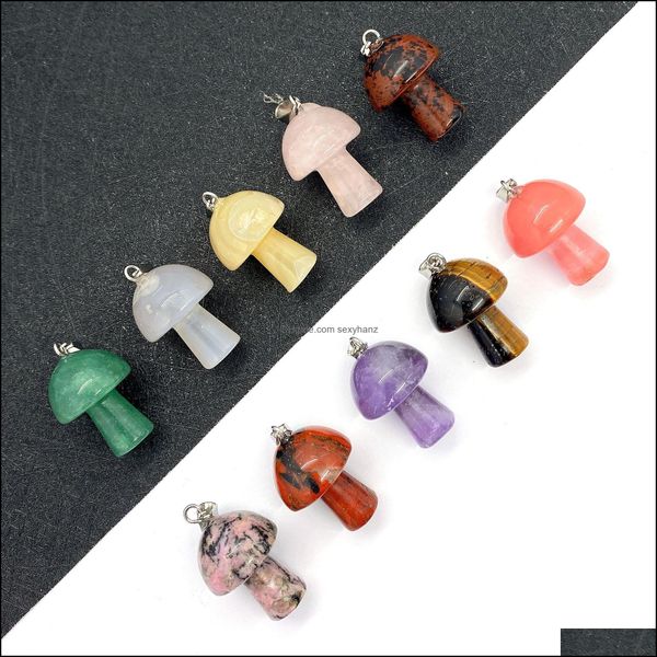 charms jewelry findings components natural stone quartz crystal pendant tiger eye gold mushroom shape diy making necklace bracelet accesso, Bronze;silver
charms jewelry findings components natural stone quartz crystal pendant tiger eye gold mushroom shape diy making necklace bracelet accesso, Bronze;silver