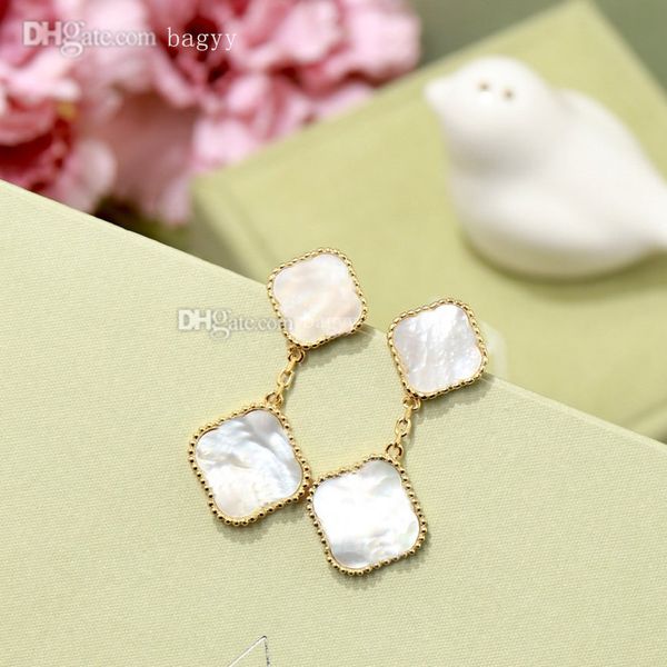 luxury clover stud earrings designer love earring flowers jewelry gift party screw wedding couple fashion van, Golden;silver
luxury clover stud earrings designer love earring flowers jewelry gift party screw wedding couple fashion van, Golden;silver
