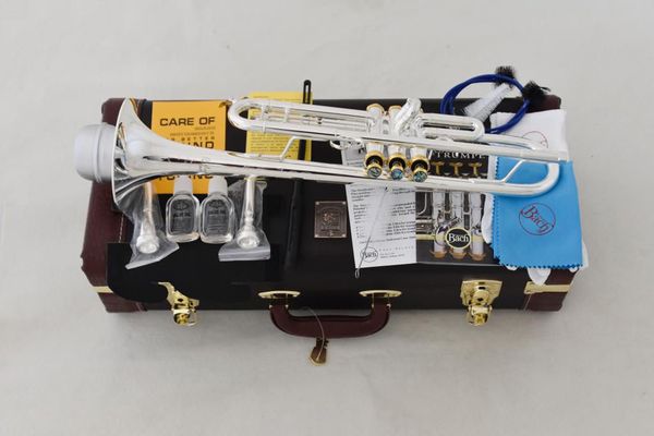 new mfc bb trumpet lt190s-98 silver plated gold keys music instruments profesional trumpets mouthpiece accessories included cas
new mfc bb trumpet lt190s-98 silver plated gold keys music instruments profesional trumpets mouthpiece accessories included cas