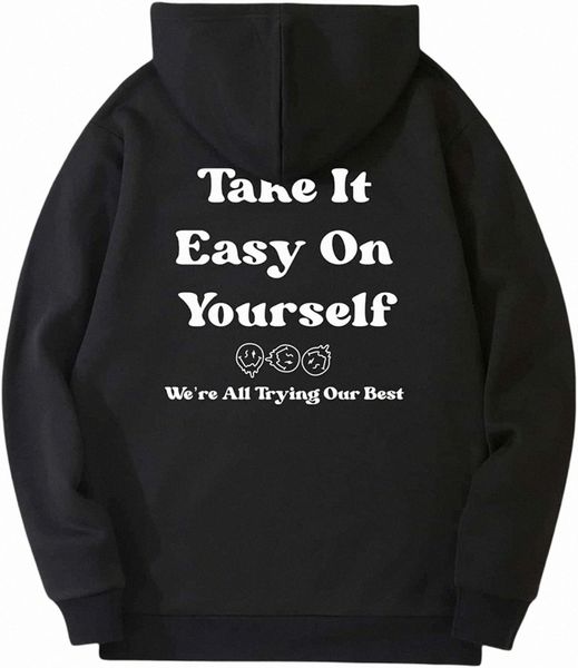 men's letter graphic print long sleeve drawstring hoodie sweatshirt s2zg#, Black
men's letter graphic print long sleeve drawstring hoodie sweatshirt s2zg#, Black