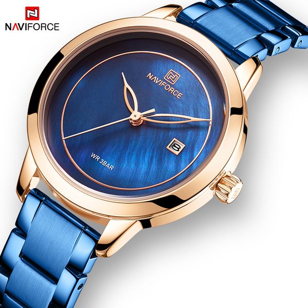 naviforce luxury brand quartz watches women fashion sinple date waterproof wristwatch ladies gift clock relogio feminino 2019
naviforce luxury brand quartz watches women fashion sinple date waterproof wristwatch ladies gift clock relogio feminino 2019