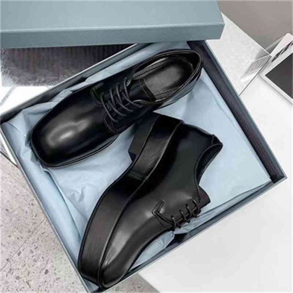 dress shoes brand designer shoes casual design lace up flat square toe woman genuine leather vintage platform shoe, Black
dress shoes brand designer shoes casual design lace up flat square toe woman genuine leather vintage platform shoe, Black
