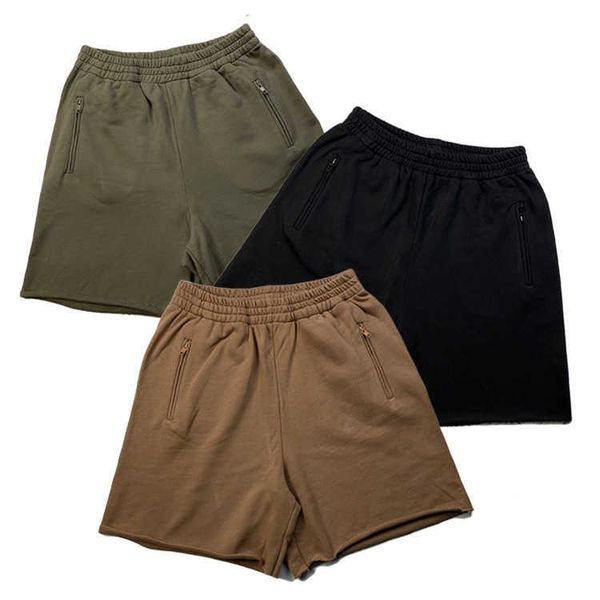 men's shorts trend kanye's same washed and used raw edge shorts men's and women's casual high street shorts, White;black
men's shorts trend kanye's same washed and used raw edge shorts men's and women's casual high street shorts, White;black