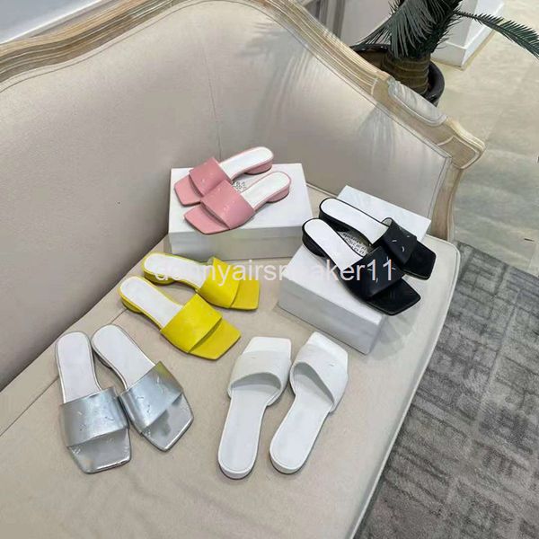 slippers european genuine leather women's sandals bright slope heel summer small fresh color matching, Black
slippers european genuine leather women's sandals bright slope heel summer small fresh color matching, Black