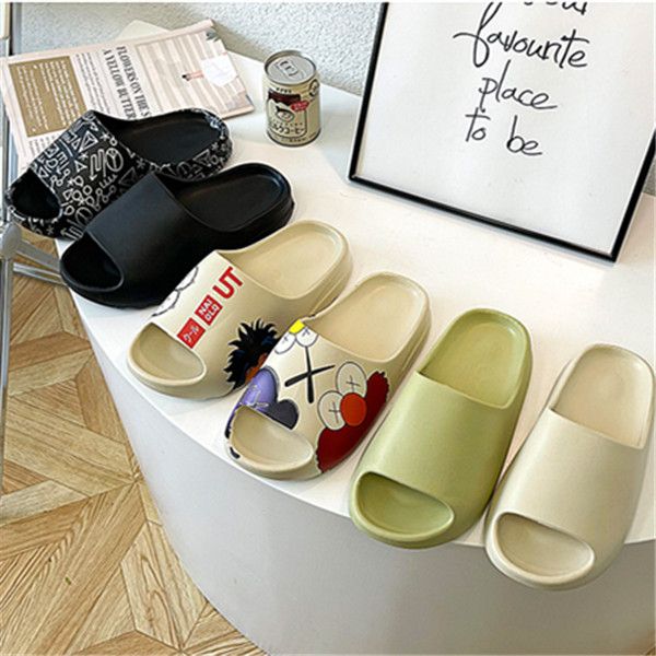 slide foam runner skimpy slides slippers sandals men women desert sand earth brown bone white resin foam outdoor slipper size 35-47, Black
slide foam runner skimpy slides slippers sandals men women desert sand earth brown bone white resin foam outdoor slipper size 35-47, Black
