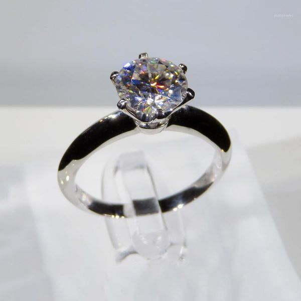 cluster rings classic 925 sterling silver 6 moissanite ring brilliant cut 1 test possitive anniversary proposal, Golden;silver
cluster rings classic 925 sterling silver 6 moissanite ring brilliant cut 1 test possitive anniversary proposal, Golden;silver