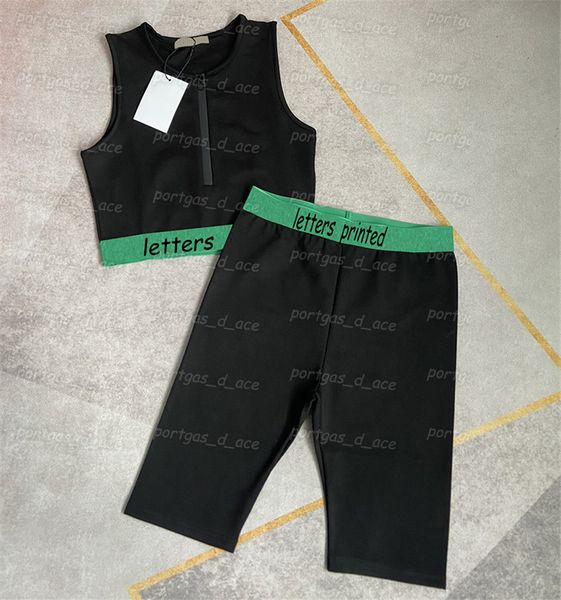 luxury designer womens tracksuits summer slim yoga outfits brand sports vest leggings, Gray
luxury designer womens tracksuits summer slim yoga outfits brand sports vest leggings, Gray