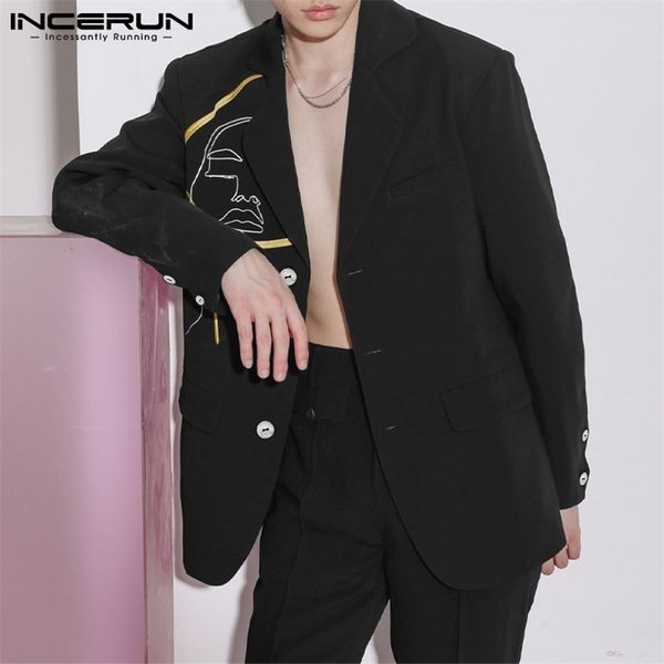 incerun men printed blazer lapel long sleeve single breasted streetwear casual suits fashion leisure men thin jackets s-5xl 220409, White;black
incerun men printed blazer lapel long sleeve single breasted streetwear casual suits fashion leisure men thin jackets s-5xl 220409, White;black