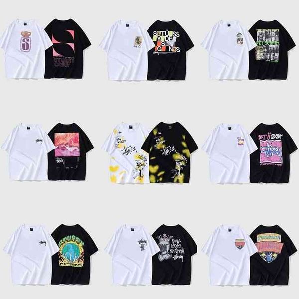 stusyss designer european and american fashion brand graffiti foam short loose student cotton t shirt, White;black
stusyss designer european and american fashion brand graffiti foam short loose student cotton t shirt, White;black