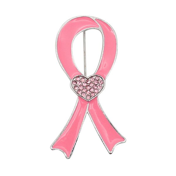 10 pcs/lot custom brooches pink enamel ribbon shape heart rinestone breast cancer awareness medical pins, Gray
10 pcs/lot custom brooches pink enamel ribbon shape heart rinestone breast cancer awareness medical pins, Gray