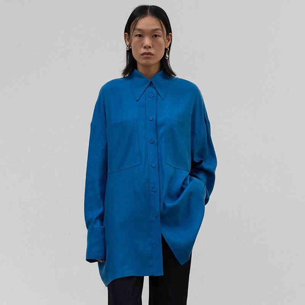women's blouses & shirts low classic spring fashion women design oversize satin shirt korean latest blue vintage long sleeve blouse i6r, White
women's blouses & shirts low classic spring fashion women design oversize satin shirt korean latest blue vintage long sleeve blouse i6r, White