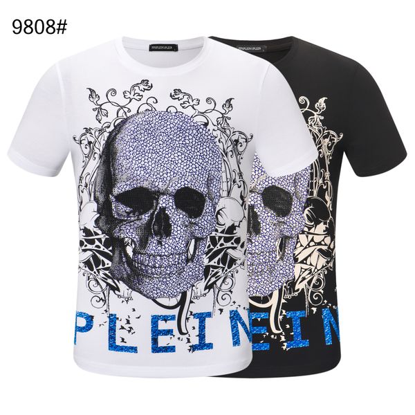 men's t-shirts rhinestone brand luxury design tshirts shirt fashion cotton camisa design men, White;black
men's t-shirts rhinestone brand luxury design tshirts shirt fashion cotton camisa design men, White;black