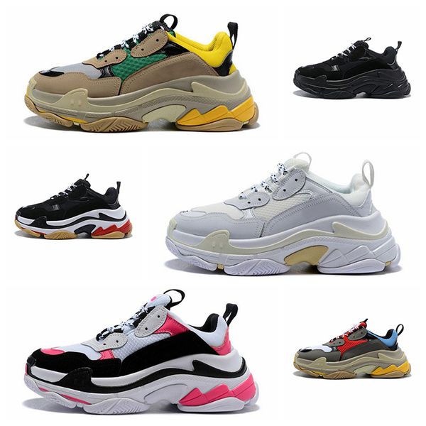 2019 new designer shoes fashion paris 17fw triple s sneakers casual dad mens women black white sports size 36-45
2019 new designer shoes fashion paris 17fw triple s sneakers casual dad mens women black white sports size 36-45