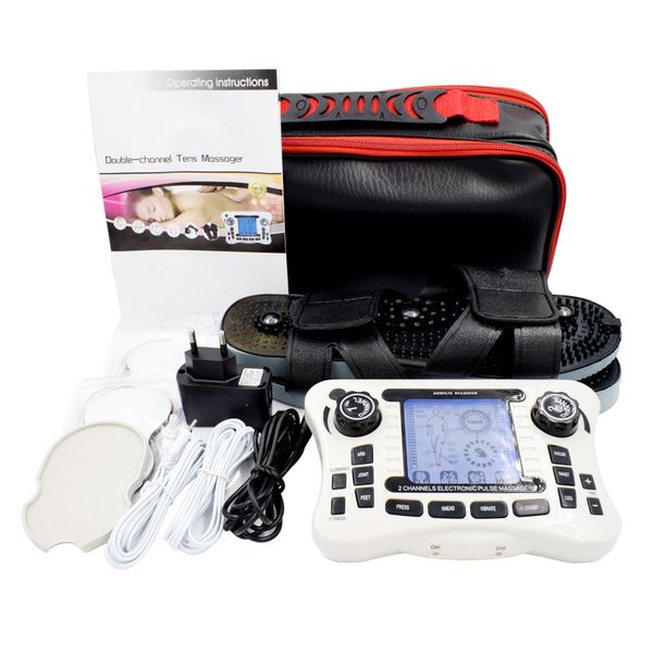 dual channel output tens electronic pulse massager ems pain relief massager electrical nerve muscle stimulator physiotherapynew
dual channel output tens electronic pulse massager ems pain relief massager electrical nerve muscle stimulator physiotherapynew