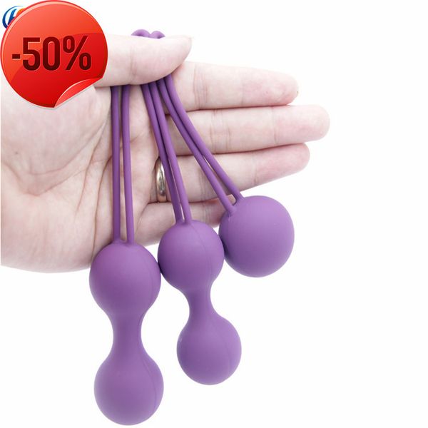 vaginal dumbbell female smart shrink vaginal exercise ball silicone product shop for couples, Black;white
vaginal dumbbell female smart shrink vaginal exercise ball silicone product shop for couples, Black;white