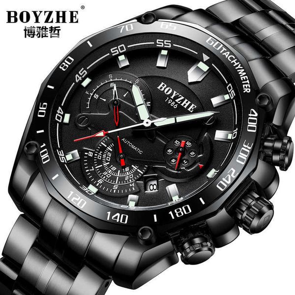 new men's fully automatic wristwatches stainless steel atmospheric waterproof luminous fashion mechanical watch, Slivery;brown
new men's fully automatic wristwatches stainless steel atmospheric waterproof luminous fashion mechanical watch, Slivery;brown