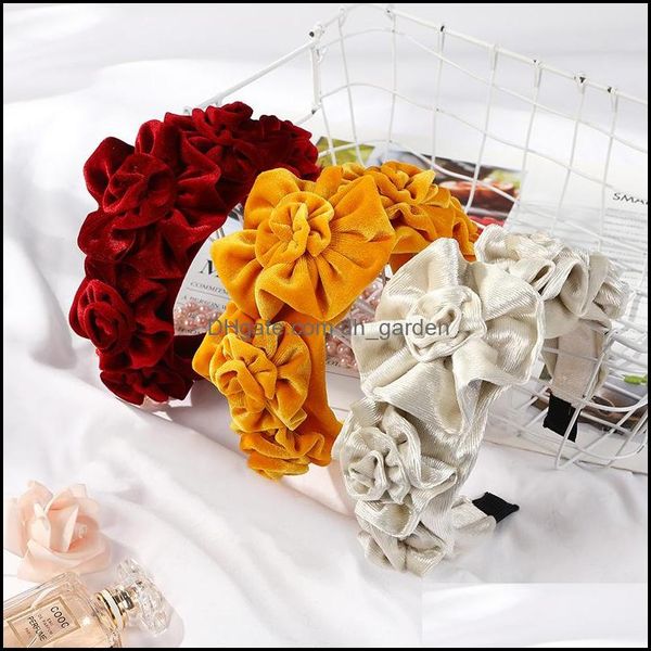 headbands hair jewelry women makeup flower hairbands for womens girls elegant solid veet elastic accessories party drop delivery 2021 esy9o, Silver
headbands hair jewelry women makeup flower hairbands for womens girls elegant solid veet elastic accessories party drop delivery 2021 esy9o, Silver