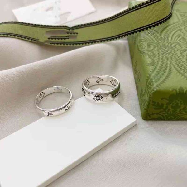 2023 designer new fashion jewelry gujia s925 flower love fearless simple, small fresh thai silver double ring for men and women
2023 designer new fashion jewelry gujia s925 flower love fearless simple, small fresh thai silver double ring for men and women