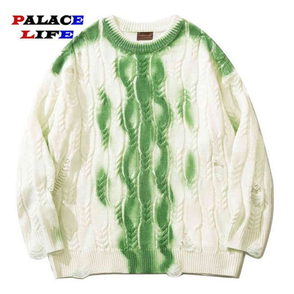 2022 new harajuku fashion casual pullovers clothes autumn men hole knitted jumper sweaters hip hop striped print 2022 streetwear t220730, White;black
2022 new harajuku fashion casual pullovers clothes autumn men hole knitted jumper sweaters hip hop striped print 2022 streetwear t220730, White;black