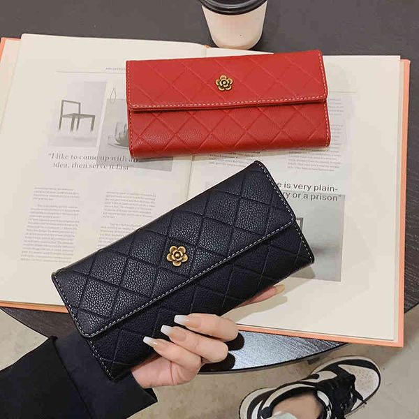 wallets handbags bags 2022 long women's korean fashion lingge mountain camellia large capacity 30% discount handbag card bag, Red;black
wallets handbags bags 2022 long women's korean fashion lingge mountain camellia large capacity 30% discount handbag card bag, Red;black