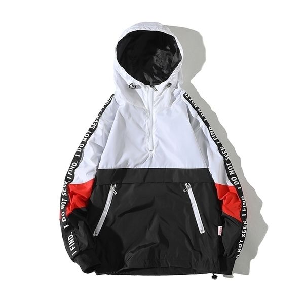 legible patchwork black pullover jacket fashion tracksuit casual coat men windbreaker hip hop streetwear hooded jackets men t200102, Black;brown
legible patchwork black pullover jacket fashion tracksuit casual coat men windbreaker hip hop streetwear hooded jackets men t200102, Black;brown