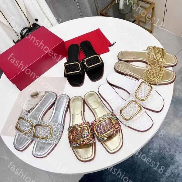 european and american women's male slippers sandals ladies slippers leather slippers-men texture flat bottom cool women's fashion, Black
european and american women's male slippers sandals ladies slippers leather slippers-men texture flat bottom cool women's fashion, Black