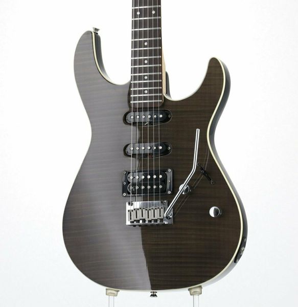 burny fr-40 tbk transparent black 2006 electric guitar