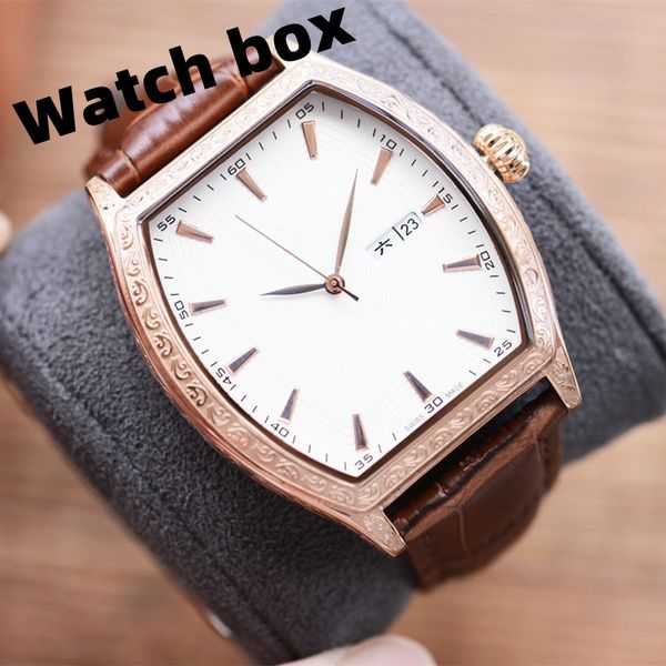 boutique men's watch 42mm black dial master automatic mechanical watches sapphire glass classic folding strap super luminous water resi, Slivery;brown
boutique men's watch 42mm black dial master automatic mechanical watches sapphire glass classic folding strap super luminous water resi, Slivery;brown