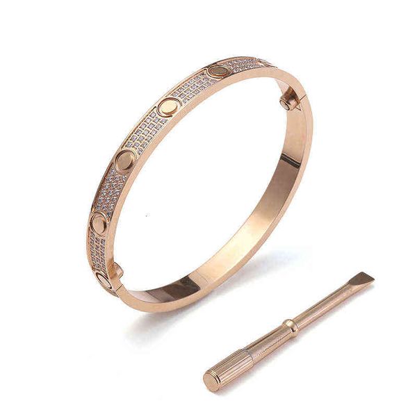 316l titanium steel love bracelet silver rose gold bracelet bangles women men screw screwdriver 3lines pave full stones couple bracelet, Black
316l titanium steel love bracelet silver rose gold bracelet bangles women men screw screwdriver 3lines pave full stones couple bracelet, Black