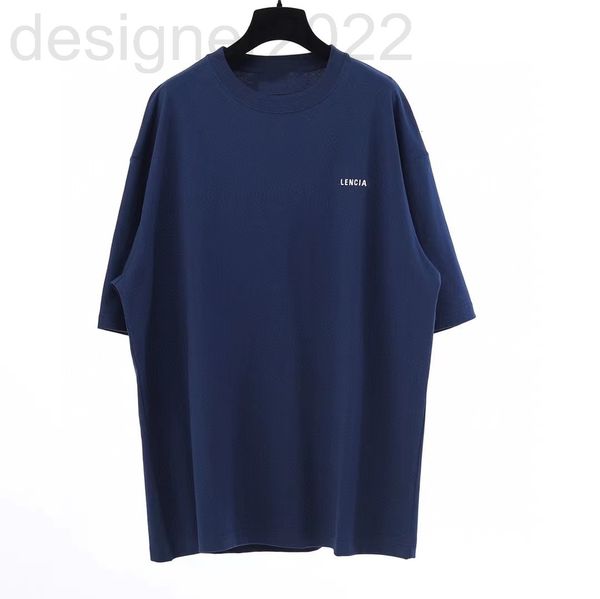 women's t-shirt designer b house ceiling version small back letter printing short sleeves can be solid or navy blue iiht, White
women's t-shirt designer b house ceiling version small back letter printing short sleeves can be solid or navy blue iiht, White
