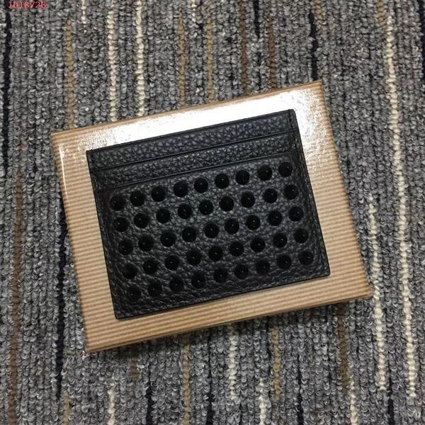 luxury designer men kios card holder black real leather lined in red flat pocket purse spikes id card case with box2732, Brown;gray
luxury designer men kios card holder black real leather lined in red flat pocket purse spikes id card case with box2732, Brown;gray