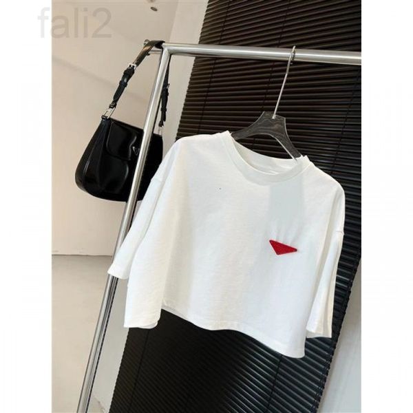 women's t-shirt designer chaopai 22 early spring new triangular contrast color super simple short casual fashion versatile sleeve t-shi, White
women's t-shirt designer chaopai 22 early spring new triangular contrast color super simple short casual fashion versatile sleeve t-shi, White