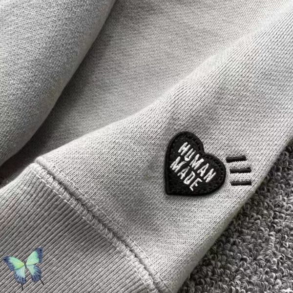 human made big denim duck print hoodie sweatshirts men's women's embroidery sleeve fleece hmmd pullover sweatshirt, Black
human made big denim duck print hoodie sweatshirts men's women's embroidery sleeve fleece hmmd pullover sweatshirt, Black