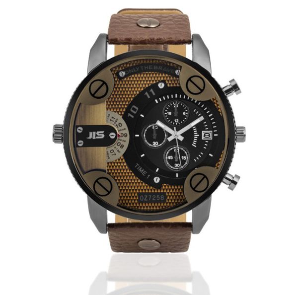 ins fashionable men's quartz watch korea style trending dz series retro classical male sport leather band wristwatch with logo gift for, Slivery;brown
ins fashionable men's quartz watch korea style trending dz series retro classical male sport leather band wristwatch with logo gift for, Slivery;brown