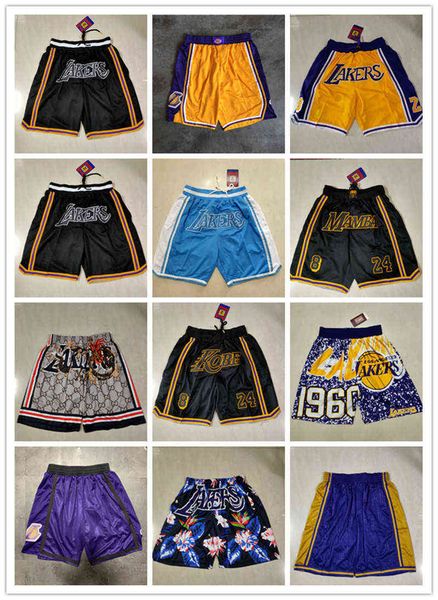 los angeles''lakers''men throwback basketball shorts pocket red black8my8, White;black
los angeles''lakers''men throwback basketball shorts pocket red black8my8, White;black