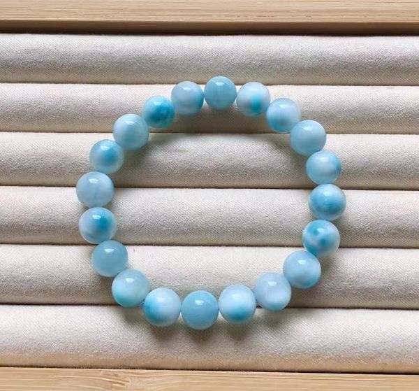 9mm genuine natural blue larimar gemstone bracelet women stretch round beads larimar bracelet water pattern rare jewelry aaaaaa, Silver
9mm genuine natural blue larimar gemstone bracelet women stretch round beads larimar bracelet water pattern rare jewelry aaaaaa, Silver