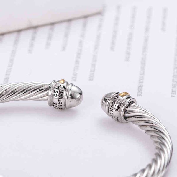 bangle jewelry mens dy trend bracelet gold charm designer women platinum twisted wire bracelets round plated head hemp fashion versatile, Black
bangle jewelry mens dy trend bracelet gold charm designer women platinum twisted wire bracelets round plated head hemp fashion versatile, Black