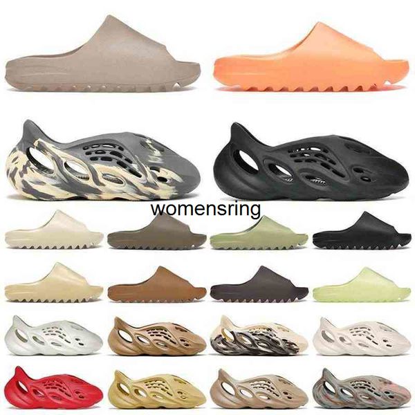 2022 kanyes luxury designer mens women slides slippers for men kid size 13 pure enflame orange mineral blue moon gray sand foam, Black
2022 kanyes luxury designer mens women slides slippers for men kid size 13 pure enflame orange mineral blue moon gray sand foam, Black