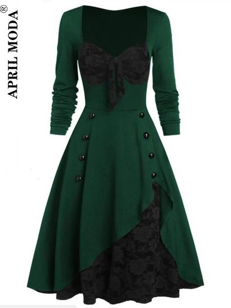 s-5xl gothic casual women vintage dress 50s 60s rockabilly lace swing pin up party dresses elegant tunic vestidos drop, Black;gray
s-5xl gothic casual women vintage dress 50s 60s rockabilly lace swing pin up party dresses elegant tunic vestidos drop, Black;gray