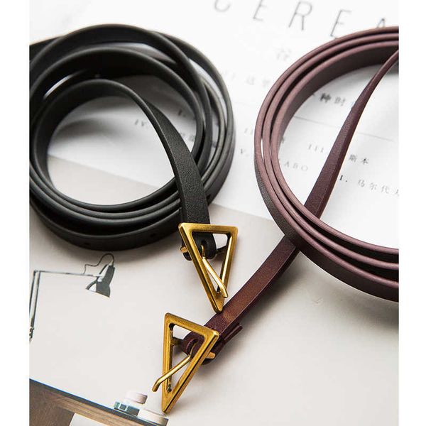 elling luxury brand fashion trendy triangle s for women dress party waistband female gold pin buckle thin belt 0.8cm designer classic luxury, Black;brown
elling luxury brand fashion trendy triangle s for women dress party waistband female gold pin buckle thin belt 0.8cm designer classic luxury, Black;brown
