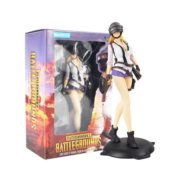 18cm playerunknown's battlegrounds pubg women game/battle royale pvc action figure collectible model toy y200421196j
18cm playerunknown's battlegrounds pubg women game/battle royale pvc action figure collectible model toy y200421196j