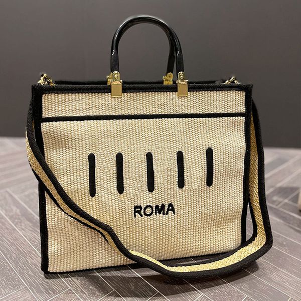 straw tote bag women handbags removable strap embroidered letters gold hardware large capacity pocket sunshine handbag purse summer beach ba
straw tote bag women handbags removable strap embroidered letters gold hardware large capacity pocket sunshine handbag purse summer beach ba