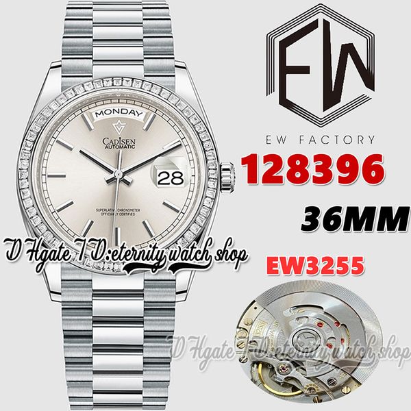 ewf v3 ew128396 ew3255 automatic mens watch 36 diamonds bezel silver dial stick markers 904l jubileesteel bracelet with same serial warranty, Slivery;brown
ewf v3 ew128396 ew3255 automatic mens watch 36 diamonds bezel silver dial stick markers 904l jubileesteel bracelet with same serial warranty, Slivery;brown