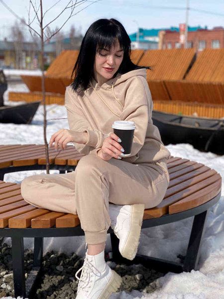 ailegogo new autumn winter women warm coat pants two piece sets thick cotton hoodies solid color suits t220729, Gray
ailegogo new autumn winter women warm coat pants two piece sets thick cotton hoodies solid color suits t220729, Gray