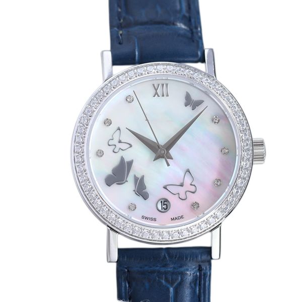 fashion mechanical women's watch 35mm 8215 movement sapphire glass mirror leather strap sports waterproof butterfly literal shell botto, Slivery;golden
fashion mechanical women's watch 35mm 8215 movement sapphire glass mirror leather strap sports waterproof butterfly literal shell botto, Slivery;golden