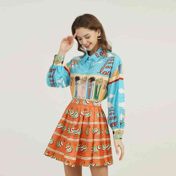 two piece dress xxl suit youth fashion two piece set women's 2022 spring and summer long sleeved shirt playful trouser skirt set iqtd, White
two piece dress xxl suit youth fashion two piece set women's 2022 spring and summer long sleeved shirt playful trouser skirt set iqtd, White