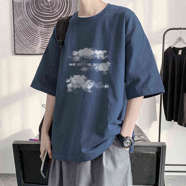 designer men's t-shirt summer print short men's t-shirt casual loose round neck youth half sleeved shirt, White;black
designer men's t-shirt summer print short men's t-shirt casual loose round neck youth half sleeved shirt, White;black