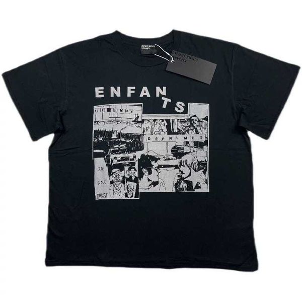 men's t-shirts spot /erd style melancholy rich second-generation subculture retro cartoon portrait print loose men's and women, White;black
men's t-shirts spot /erd style melancholy rich second-generation subculture retro cartoon portrait print loose men's and women, White;black