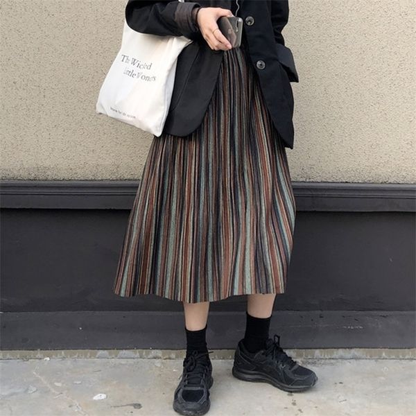 womens autumn draped rib pleated long knitted skirt elegant winter woolen blend aline long knit skirt elastic waist 210306, Black
womens autumn draped rib pleated long knitted skirt elegant winter woolen blend aline long knit skirt elastic waist 210306, Black
